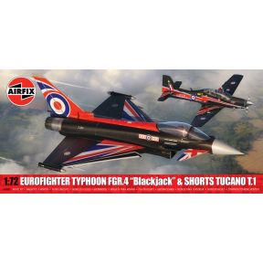 Airfix A40003 Twin Pack Eurofighter Typhoon FGR.4 (Blackjack) And Shorts Tucano T.1 Plastic Kit