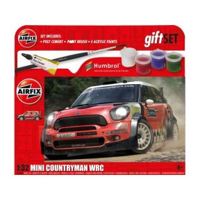 Airfix A55304A Mini Countryman WRC Plastic Kit Gift Set