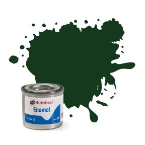 Humbrol No.3 Brunswick Green Gloss Finish Enamel Paint 14ml Tinlet