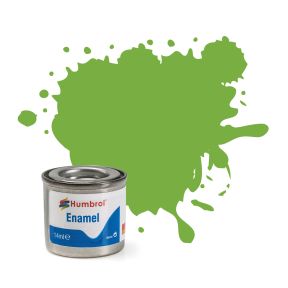 Humbrol No.38 Lime Gloss Finish Enamel Paint 14ml Tinlet