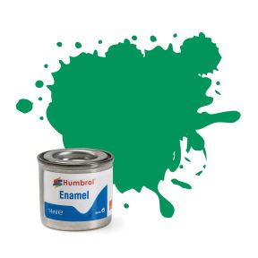 Humbrol No.50 Green Mist Metallic Finish Enamel Paint 14ml Tinlet