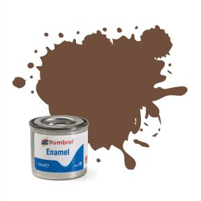Humbrol No.98 Chocolate Matt Finish Enamel Paint 14ml Tinlet
