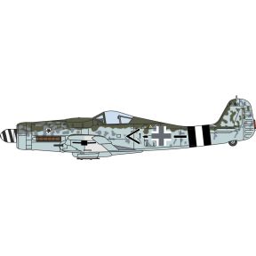 Oxford Diecast AC113S Focke Wulf 190D 600150 JG-4 Frankfurt am Rhein 1945 (No Swastika)