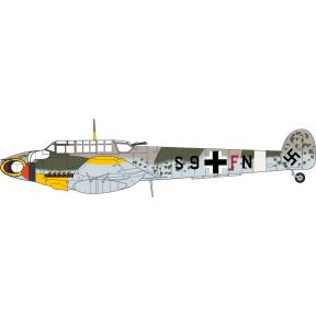 Oxford Diecast AC115 Messerschmitt BF-110G II.ZG./1 Wespe Montecorvino Italy 1943