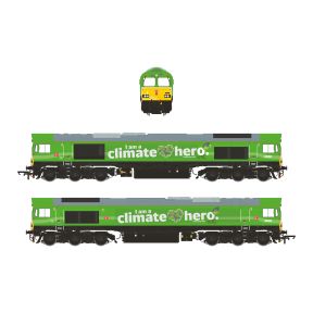 Accurascale ACC2633 OO Gauge Class 66 66004 'Climate Hero' DB Green