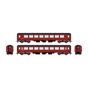 Accurascale ACC2913 OO Gauge BR Mk2B TSO Tourist Second Open Coach South Wales And West Maroon 5453