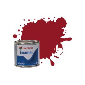 Humbrol No.20 Crimson Gloss Enamel Paint 50ml Tin
