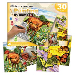 Royal And Langnickel PBN210 Painting By Numbers Fields Set