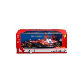 Bburago B18-16816H Ferrari SF-25 2025 Lewis Hamilton With Helmet Diecast Model