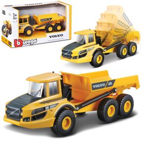 Bburago 18-32085 Volvo A25G Tipper Truck Yellow