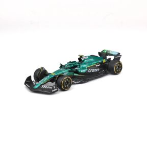 Bburago 18-38250A No.14 Fernado Alonso Aston Martin AMR25 2025 Season Diecast Model