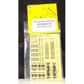 Bill Bedford Models BUW0001/4 4mm Wagon Bits