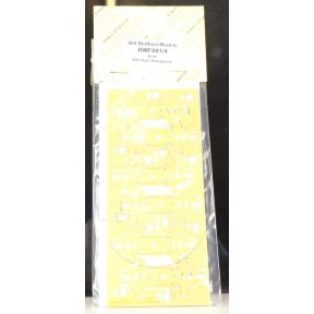 Bill Bedford Models BWF081/4 4mm BR Plate Axleguard W Irons
