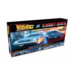 Scalextric C1431 Scalextric 1980s TV Back to the Future vs Knight Rider Race Set