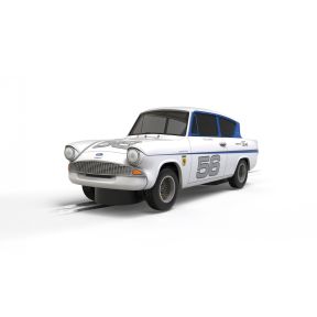 Scalextric C4682 Ford Anglia Silver 56