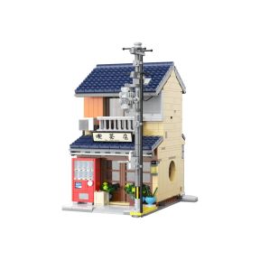 CaDA C66010W Japanese Kissaten Tea Shop Plastic Brick Kit