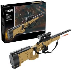 CaDA C81053W L96A1 Sniper Rifle Plastic Brick Model Kit