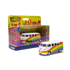 Corgi CC02739 Volkswagen Campervan Peace Love & Rainbows