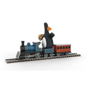 Corgi CC80602 Wallace & Gromit The Wrong Trousers Feathers McGraw & Locomotive