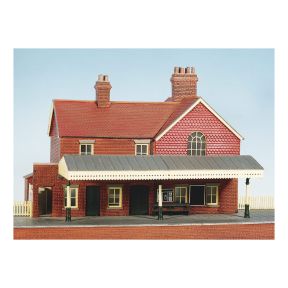 Wills CK16 OO Gauge Country Station Brick Built With Platform