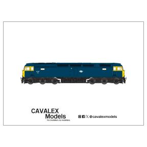 Cavalex CM-47217-BRB OO Gauge Class 47 47217 BR Blue DCC Sound Fitted