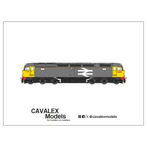 Cavalex CM-47358-OR-SF OO Gauge Class 47 47358 BR Railfreight Grey DCC Sound Fitted