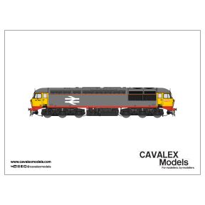 Cavalex Models CM-56089-RSRSF OO Gauge BR Class 56 56089 BR Railfreight Grey Red Stripe DCC Sound Fitted