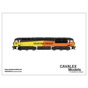 Cavalex Models CM-56105-CRSF OO Gauge BR Class 56 56105 Colas Rail DCC Sound Fitted