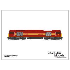 Cavalex Models CM-60018-EWS OO Gauge Class 60 60018 EWS