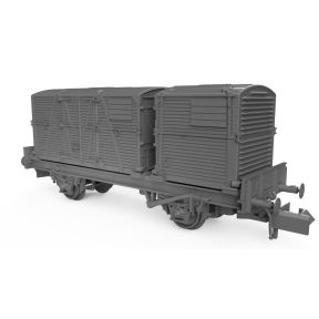 Rapido 921009 N Gauge BR Conflat P B933343 With BD And A Containers