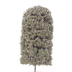 K&M Trees DX175B 175mm Tall Deciduous Green Tree With Red And White Blossom