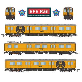 EFE Rail E81009 OO Gauge Class 313 3 Car EMU 313121 Network Rail Yellow
