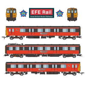 EFE Rail E81010 OO Gauge Class 314 3 Car EMU 314202 BR Strathclyde PTE Orange & Black