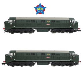 EFE Rail E84523 N Gauge Class 41 Warship D601 'Ark Royal' BR Green Disc Headcodes