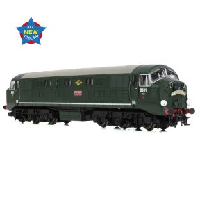 EFE Rail E84523 N Gauge Class 41 Warship D601 'Ark Royal' BR Green Disc Headcodes