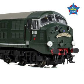 EFE Rail E84523 N Gauge Class 41 Warship D601 'Ark Royal' BR Green Disc Headcodes