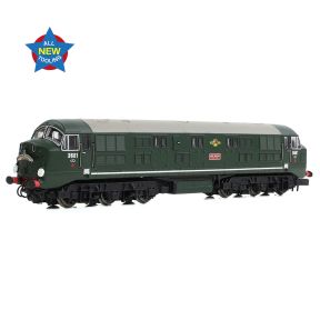 EFE Rail E84523 N Gauge Class 41 Warship D601 'Ark Royal' BR Green Disc Headcodes