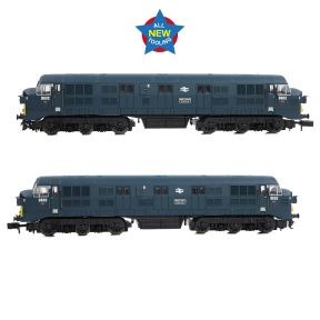 EFE Rail E84524 N Gauge Class 41 Warship D602 'Bulldog' BR Blue Small Yellow Panels Headcode Boxes