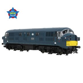 EFE Rail E84524 N Gauge Class 41 Warship D602 'Bulldog' BR Blue Small Yellow Panels Headcode Boxes