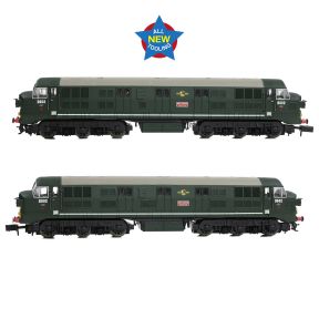 EFE Rail E84525 N Gauge Class 41 Warship D602 'Bulldog' BR Green Small Yellow Panels Headcode Boxes