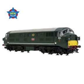 EFE Rail E84525 N Gauge Class 41 Warship D602 'Bulldog' BR Green Small Yellow Panels Headcode Boxes