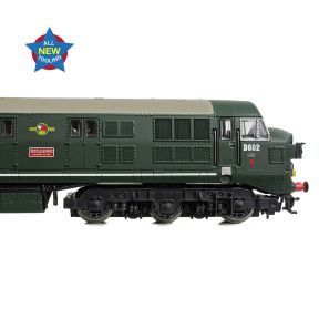 EFE Rail E84525 N Gauge Class 41 Warship D602 'Bulldog' BR Green Small Yellow Panels Headcode Boxes