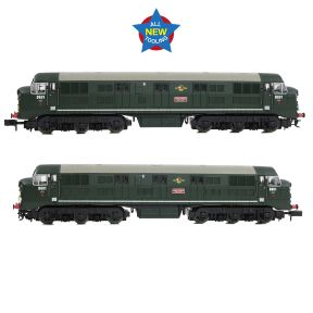 EFE Rail E84526 N Gauge Class 41 Warship D601 'Ark Royal' BR Green Small Yellow Panels Disc Headcode