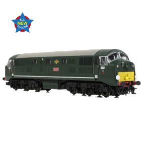 EFE Rail E84526 N Gauge Class 41 Warship D601 'Ark Royal' BR Green Small Yellow Panels Disc Headcode