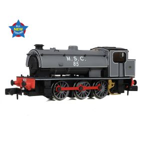EFE Rail E85508 N Gauge WD Austerity Saddle Tank No.85 M.S.C. Manchester Ship Canal Lined Grey