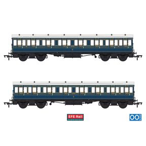 EFE Rail E86037 OO Gauge 54ft Non Corridor Composite Coach SDJR Lined Blue No.55