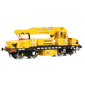EFE Rail E87047 OO Gauge Plasser 12 Ton YOB Diesel Hydraulic Crane DRP81522 BR Departmental Yellow
