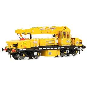 EFE Rail E87108 OO Gauge Plasser 12T YOB Diesel Hydraulic Crane DRP81515 BR Departmental Yellow