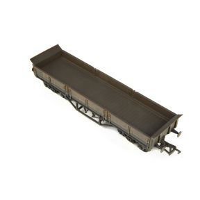 EFE Rail E87121 BR YCV Turbot Bogie Ballast Wagon BR Engineers Grey & Yellow Weathered DB978152