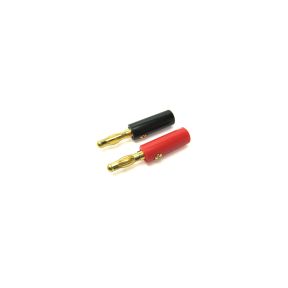 Etronix ET0600 4.0mm Gold Connector Red & Black Banana Plugs